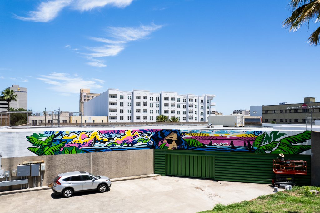 Sea Breeze Mural Downtown Corpus Christi